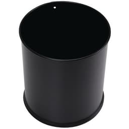 Corbeille à papier métal Noir - 8 L, 15 L ou 30 L - Manutan Expert - Image 2