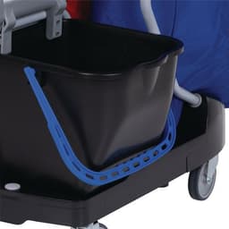 Chariot de lavage avec presse couvercle et sac plastifié - 2 seaux 4 L - Image 12