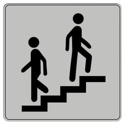 Pictogramme en polystyrène ISO 7001 - Escalier - Image principale
