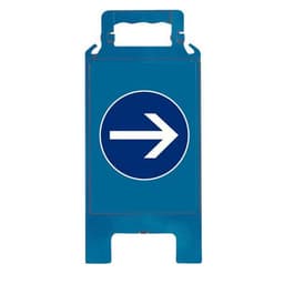 Chevalet de signalisation d'obligation - Bleu - Image principale