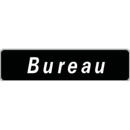 Panneau directionnel standard - Bureau - Longueur 500 mm - Image principale