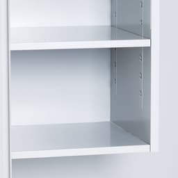 Armoire d'entretien grande largeur coloris gris - Image 4