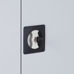 Armoire d'entretien grande largeur coloris gris - Image 8