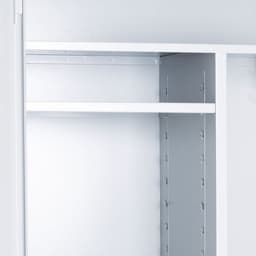 Armoire d'entretien grande largeur coloris gris - Image 3