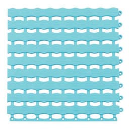 Caillebotis collectifs 27 dalles 33.3 x 33.3 cm - Bleu clair - Image principale