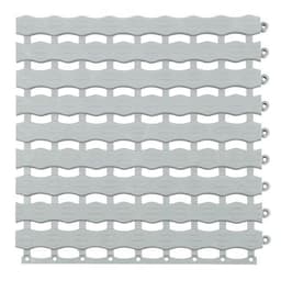 Caillebotis collectifs 27 dalles 33.3 x 33.3 cm - Gris - Image principale
