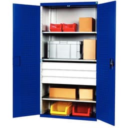 Armoire d'atelier Perfo Bott SMF - Avec tablettes + tiroirs - Image principale