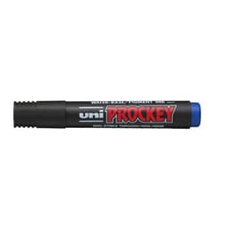 Marqueur permanent Prockey Uni-ball pointe biseautée - bleu - Image 3