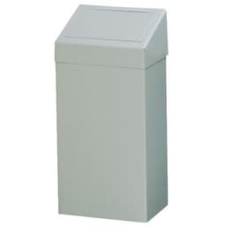 Poubelle en métal 50 L gris - Image principale