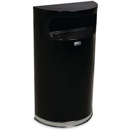 Collecteur Design demi-lune avec bac plastique Rubbermaid - Image principale