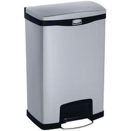 Collecteur Slim Jim Step On Front Step 50 L inox mat noir - Image principale