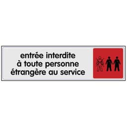 Panneau de signalisation en plexiglas - Entrée interdite - Image 2