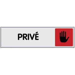 Panneau de signalisation en plexiglas - Privé - Image principale