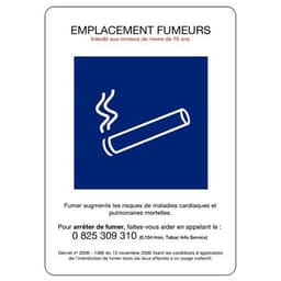 Pictogramme Zone fumeur - A4 - Image principale