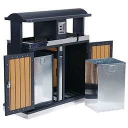 Poubelle d'extérieur tri sélectif - 2 x 50 L - Image 8