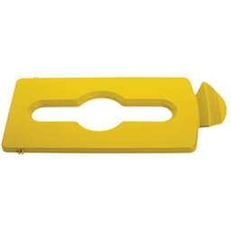 Couvercle déchets mélangés Slim Jim jaune - Image principale