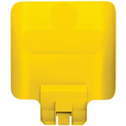 Panneau pour station de recyclage Slim Jim jaune - Image principale