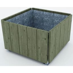 Jardinière Fouesnant carrée Mobextan - Image principale