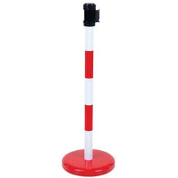 Poteau acier bicolore à sangle - 2m - Manutan Expert - Image 9