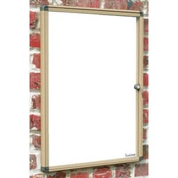 Vitrine d'intérieur Phoenix - Fond aluminium - Porte en plexiglass - Image 2