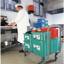 Bac gerbable avec couvercle - Longueur 395 mm - 12 à 15 L - Gilac - Image 3