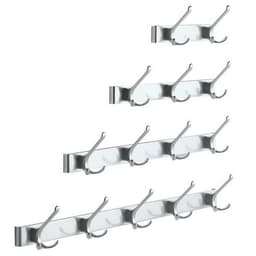 Portemanteau aluminium avec porte-chapeaux  - Gardelux - Image principale