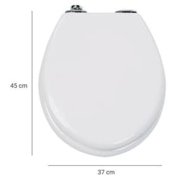 Abattant WC MDF blanc - Image 4