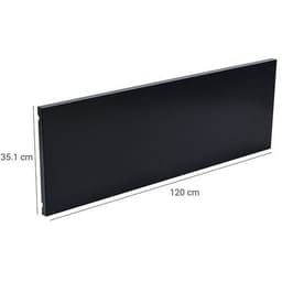 Tablette supplémentaire armoire à rideaux en kit- Larg. 120 cm - noire - Image 3