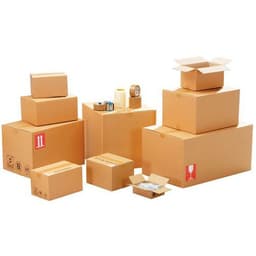 Caisse carton recyclée - Simple cannelure - Grosse cannelure - Manutan Expert - Image 2