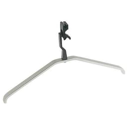 Cintre pour penderie en aluminium sans barre de pantalon noir - Image principale