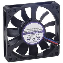 Ventilateur lubrifié à vie - 70x70x15 - Image principale