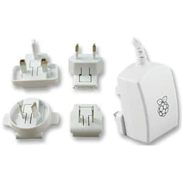 Alimentation pour Raspberry Pi 3 Model B 5.1V Blanc - Image principale