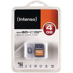 Carte MicroSDHC 4 Go Class 4 - Intenso - Image principale