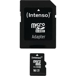 Carte MicroSDHC 16 Go Class 10 - Intenso - Image principale