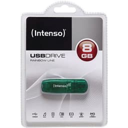 Clé USB 2.0 Rainbow Line - 8Go Vert INTENSO - Image 3