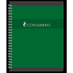 Cahier reliure hélicoïdale 17x22 cm 100 pages 5x5 70g NF 62 - Image 2