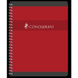 Cahier reliure hélicoïdale 17x22 cm 100 pages 5x5 70g NF 62 - Image 5