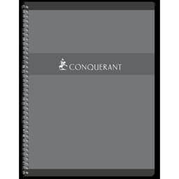 Cahier étudiant Conquérant 70g 24x32 cm 180 pages 5x5 reliure hélicoïdale - Image 4