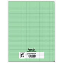 Cahier d’écriture polypropylène 90g 32 pages 17x22 cm réglure spéciale seyes 12x12 interlignes 3mm vert - Image 2