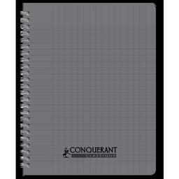 CONQUERANT Cahier Classique 17x22cm Grands Carreaux Seyès 100 Pages Reliure Intégrale Couverture Polypro Color - Image 3