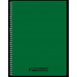 CONQUERANT Cahier Classique A4 Petits Carreaux 5mm 100 Pages Reliure Intégrale Couverture Polypro Coloris Asso - Image 3
