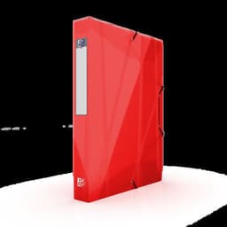 OXFORD Boîte Capacité Standard Hawaï 24x32cm Dos 40mm avec Elastique Couverture Polypro Coloris Assortis - Image 3