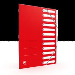 OXFORD Trieur Standard A4 12 Positions Couverture Carte Coloris Assortis - Image 5