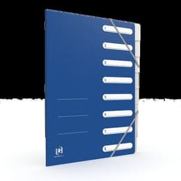 OXFORD Trieur Standard A4 8 Positions Couverture Carte Coloris Assortis - Image 4