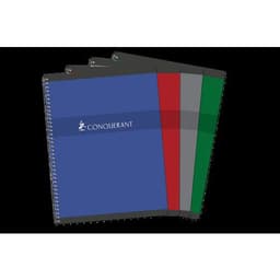 Cahier étudiant Conquérant 70g 24x32 cm 180 pages 5x5 reliure hélicoïdale - Image principale