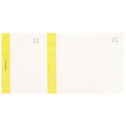 Bloc vendeur à bande couleur 100 feuillets double numérotage - Image principale