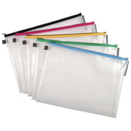 Pochette à fermeture éclair en plastique souple - Exacompta - Image principale