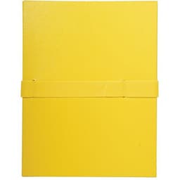 Lot de 10 chemises dos extensible Balacron et sangle scratch - jaune - Image principale