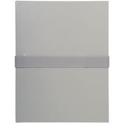 Lot de 10 chemises dos extensible Balacron et sangle scratch - gris - Image principale