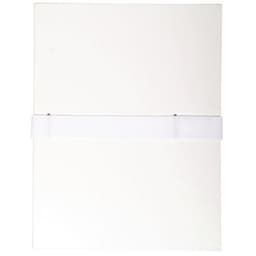 Lot de 10 chemises dos extensible Balacron et sangle scratch - blanc - Image principale